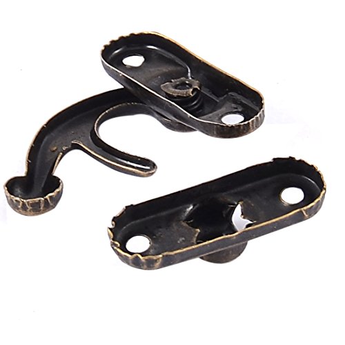Image of Aexit Padlock Hasp Padlocks Hook Horns Retro Style Metal Jewelry Box Shackle Combination Padlocks Lock 30pcs