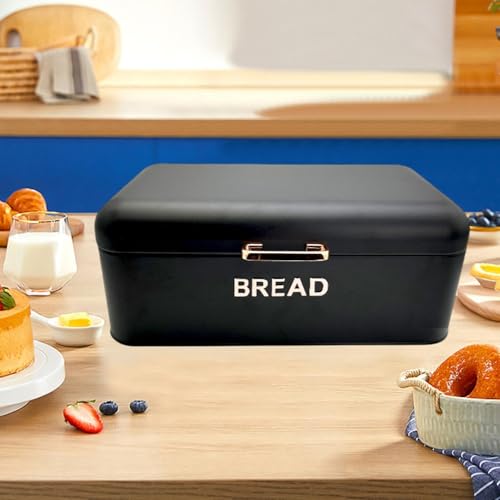 Contenedor de almacenamiento negro para pasteles de diseño exclusivo 4