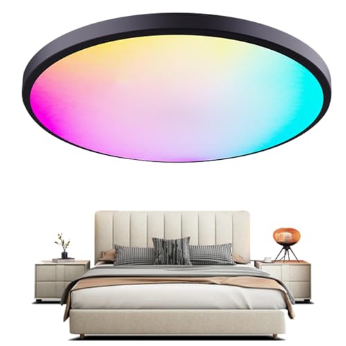 Luces de techo empotradas LED con mando para cambiar de luz cálida a blanca en la cocina