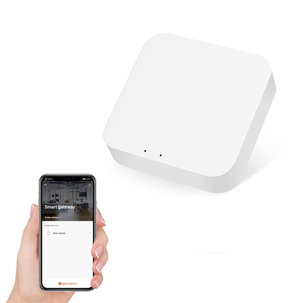 XRC TECH Tuya ZigBee Smart Gateway Hub sans fil Smart Life Application de contrôle vocal fonctionne avec Alexa Google Home Assistant Smart Home Bridge.