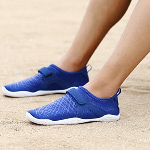 Pegciuho Water Shoes Barefoot Quick Dry Non Slip Lightweight Breathable Rubber Sole Unisex Socks Soft Lining Protect Feet from Abrasion Suitable for, Blue 38 - 1