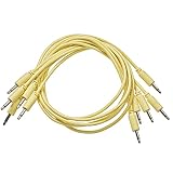 Black Market Eurorack Patch Cable 5-pack - 75cm Yellow