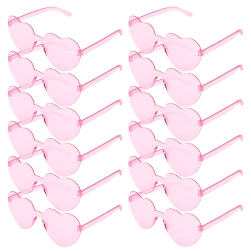 Image of Heart Sunglasses 12 /18 /24 Pcs Heart Shaped Glasses for Women Cute Funny Party Glasses Party Favors Accessories