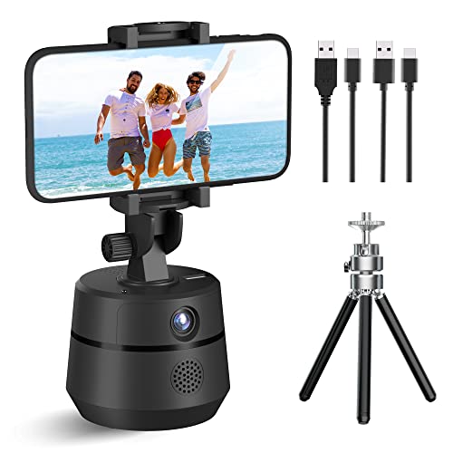 JOYUSING Webcam 1080P avec Suivi Automatique du Visage avec Microphone, trépied et contrôle des gestes, Support de téléphone pour Prise de Vue à Rotation à 360 °, Prise en Charge de Windows et Mac Cover