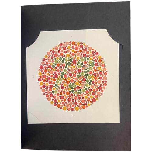 Image of Ishihara Test Chart Books for Color Deficiency 38 Plates with User Manual and One Eye Occluder