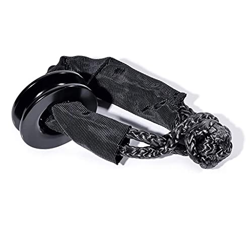 スマートスナッチブロック ATV または UTV 用 41000ポンド ウインチプーリー 牽引ロープまたはスチールケーブル用 3/8 1/2インチ 回復ウインチ牽引ライン 電気自動牽引ロープストラップ