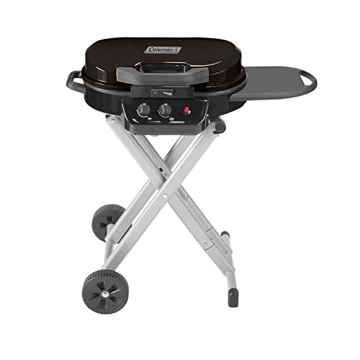 Coleman Coleman RoadTrip 225 Portable Stand-Up Propane Grill, Black