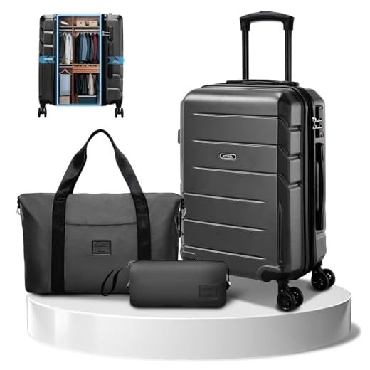 Hoteel 3 Piece Expandable Luggage Set