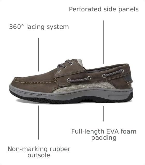Image of Sperry Men's Billfish 3-Eye Leather Boat Shoe