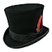 Jaxon Victorian Top Hat (6 7/8, Black)
