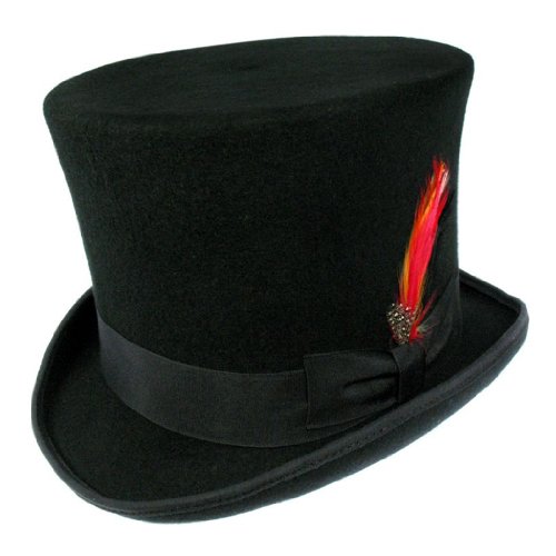 Jaxon Victorian Top Hat (7 5/8, Black)