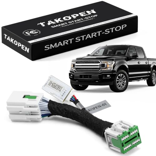 TAKOPEN Auto Start Stop Eliminator Compatible with 2021-2026 Ford F150 FCC Compliant Stop Start Disable Device for US and Canada Models Smart Memory Module (Excluding Powerboost and Hybrid)