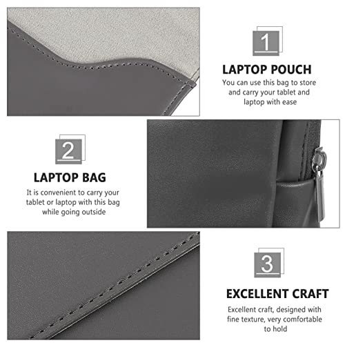 SOLUSTRE Saco de Transporte Do Caderno Do Portátil Com O Saco de Cabo de Carregamento Compatível par