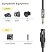 J&D XLR to 3.5mm Microphone Cable, PVC Shelled XLR Female to 3.5mm 1/8 inch TRS Male Balanced Cable XLR to TRS 1/8 inch Adapter for DSLR Camera, Computer Sound Card, 6 Feet