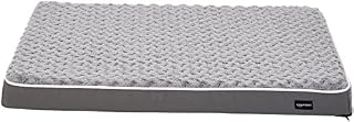 AmazonBasics Ergonomic Foam Pet Dog Bed, 27 x 36 Inches, Grey
