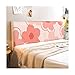 Zagęścić pokrowiec na wezgłowie łóżka Elastyczny, żakardowy, pyłoszczelny pokrowiec do sypialni Cute Cartoon Printed Headboard Slipcover dla dziewczynek Dzieci Chłopcy,B,200x65cm