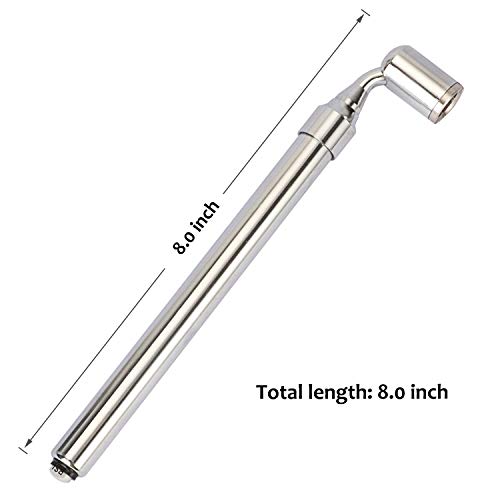 Image of MEASUREMAN Heavy Duty Large Bore Dual Head Truck Tire Gauge, 360 Swivel Chuck, Solid Brass Body, Aluminum Slide,Range 10-150psi