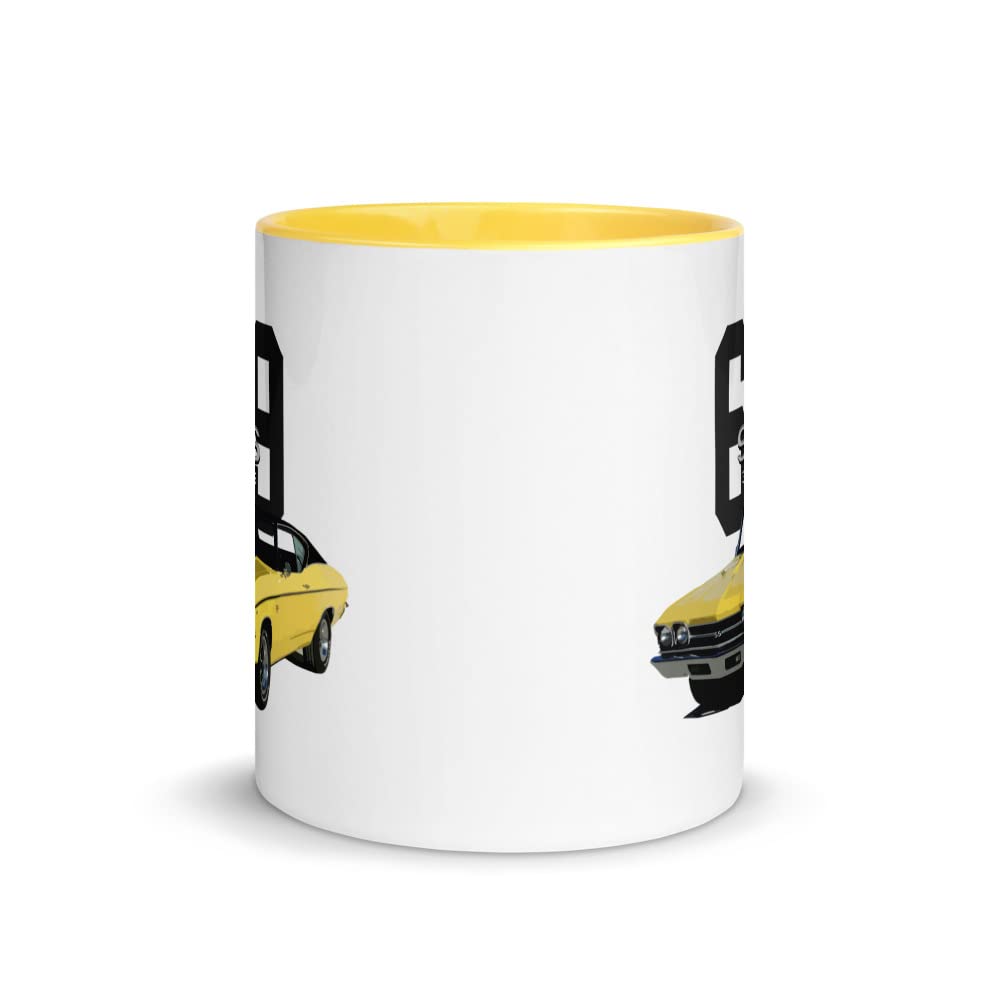 Amazon.com: 1969 Chevy Chevelle SS Yellow with Black Vinyl Top Muscle Car  Mug with Color Inside : JG Infinite: Home & Kitchen