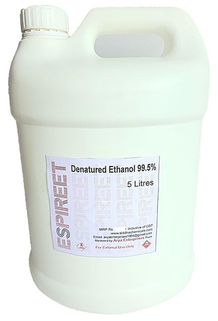 ESPIREET DENATURED ETHANOL 99% 5l (B0DBHX9BMS) Amazon Price History, Amazon Price Tracker