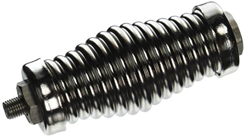 Hustler / New-Tronics Antenna Corp. No. SSM-3 Stainless Steel CB Antenna Spring with Coupling Stud