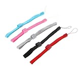 Limentea 5PCS Hand Wrist Strap Grip Lanyard Rope for PSP series Go PSV PS3 Move Camera NDSL NDSI 2DS 3DS LL XL Wii WiiU MP3 Controller