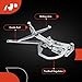A-Premium Front Right Passenger Side Power Window Regulator Without Motor Compatible with BMW E36 M3 1995-1999 325i 1992-1995 325is 323i 323is 318i 318is 328i 328is