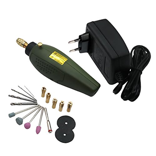 Magideal 12V Multifunction Electric Metal Grinding Drill Grinder Tool Polishing Engraving Machine EU Plug