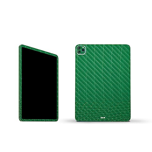 Image of MightySkins Carbon Fiber Skin Compatible with Apple iPad Pro 11 inch M2 4th Gen (2022) Full Wrap Kit - Alligator | Protective, Durable Textured Carbon Fiber Finish | Easy to Apply | Made in The USA