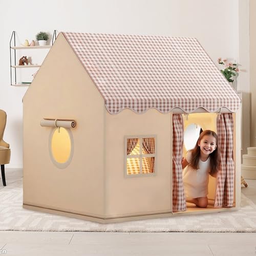 Tienda de campaña para niños transpirable con puerta y estructura estable 6