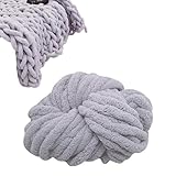 Large adoption : ce fil chenille épais est parfait pour la fabrication de couvertures, tapis, pulls, écharpes, peignoirs, tapis, gants, casquettes et plus encore. Vous pouvez également l'utiliser pour les fournitures de crochet ou les lits pour animaux de compagnie. Il est doux, durable et facile à travailler.