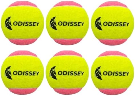 Bolas de Beach Tennis Rosa Odissey 6 Unidades