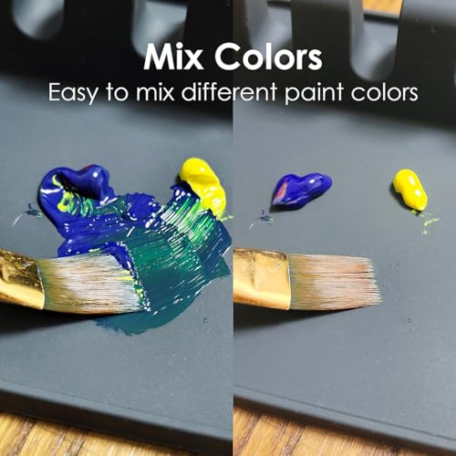 Image of Paint Brush Holder Set, Portable Silicone Stands with 4 Slots, 2 Pack