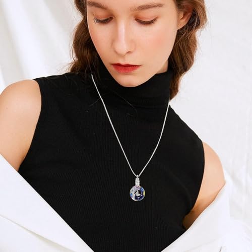 TOUPOP Butterfly Cremation Jewelry for Ashes Urn Necklace for Ashes Sterling Silver Memorial Jewelry2