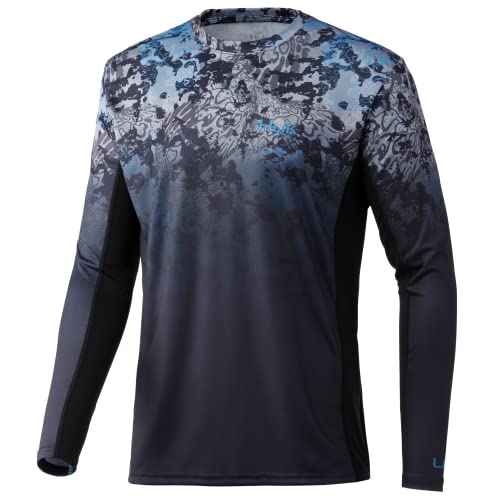 Image of HUK Men's Icon X Long Sleeve Shirt, Performance Fishing Shirt