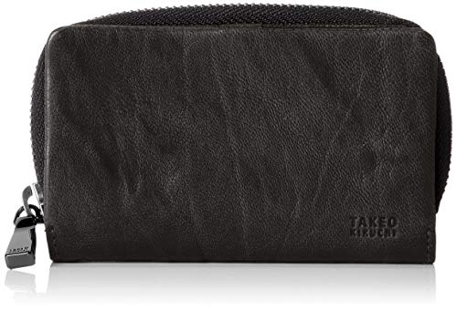 [タケオキクチ]オイスター小物 キーケース カード収納対応 クロ