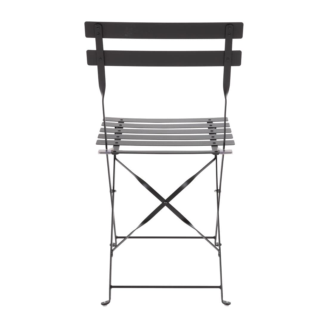 Bolero gh553 2 x sedie in stile nazionale per interni ed esterni, 800 mm x 387 mm x 471 mm, Nero