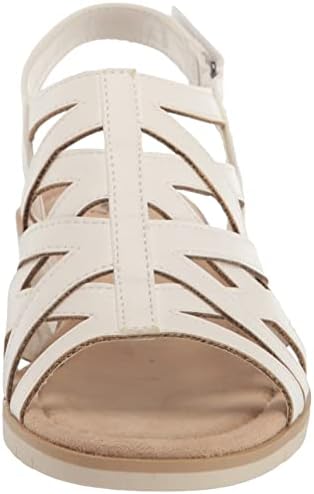 Easy Street Women's Carly Wedge Sandal, White, 11 | Image 1