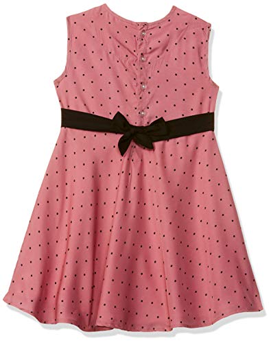 Image of Gubbarey Girl's Cotton Empire Waist Knee-Length Dress