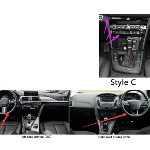 Protéger console centrale Hyundai Elantra AD adhésif carbone argent 3D - 4