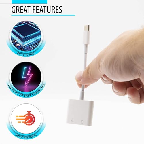 Plus de prise jack ? Adaptateur USB C vers casque 3.5 mm DrPhone SC4 blanc avec DAC - 6