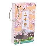 EXCEART Tarjetas de Aprendizaje de Japonés para Principiantes, Juego de Tarjetas Didácticas Hiragana y Katakana de Papel, Tamaño Moderado, Colores Brillantes, Portátiles para Estudio