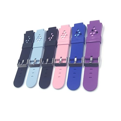 Angoily 2sets Strong Durability Kids Watch Digital Watch for Kids Silicone Watchband Comfortable Fit 3pcs*22