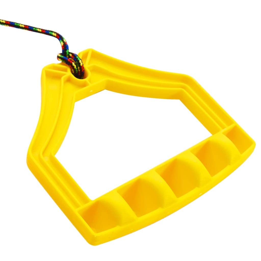 Schlitten Blau 80x39,5x25,5 cm Polypropylen mit Stahlkufen Zugseil für Kinder Outdoor Winter Schnee Rodelspaß auf Piste und Berg
