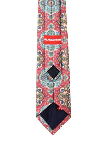 Image of BLACKSMITH Fashion Printed Tie for Men - Fashion Accessories for Blazer, Tuxedo or Coat.