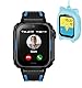 Silikonhülle mit Trageband für Carneedi Double Wear Smartwatch (Blau)