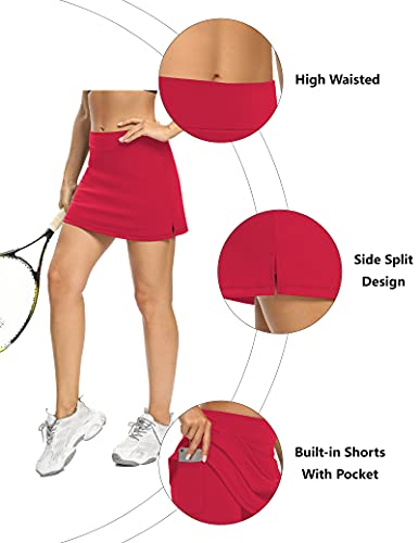 Image of LouKeith Tennis Skirts for Women Golf Athletic Activewear Skorts Mini Summer Workout Running Shorts with Pockets