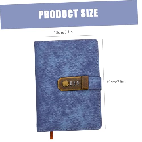 HAPINARY パスワードロック付き鍵日記帳 軽量携帯便利 ノート 手帳 女子向け スケジュール管理 家 学校 オフィス対応