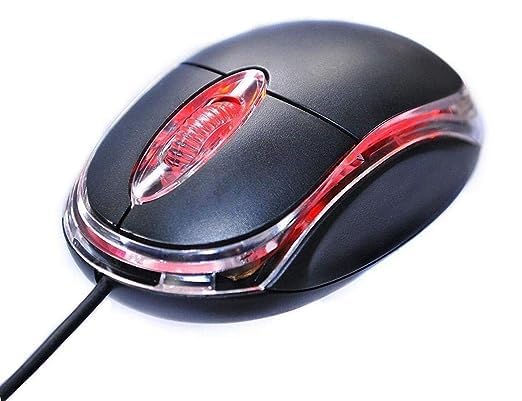 SKT Mouse for Laptop, Mouse for Computer, Mouse for Desktop, 3D 3-Button 2000DPI Wired Optical USB Mouse for LAPTOPS and DESKTOPS