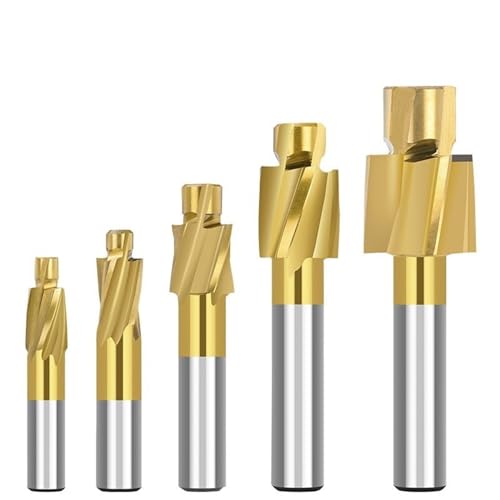 Fraises CNC M3-M8 en acier rapide HSS avec 4 cannelures pour le rainurage