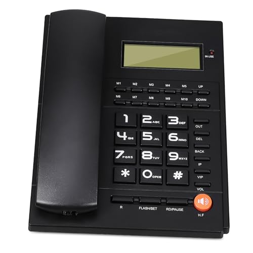 Téléphone fixe filaire bureau OUNONA écran clair pour espace professionnel
